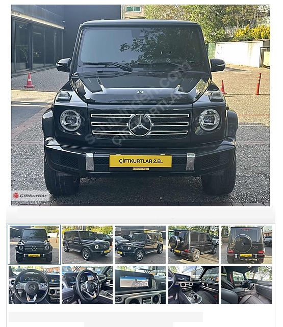 2021 MERCEDES G400D MAGNETİC BAYİ ÇIKIŞ