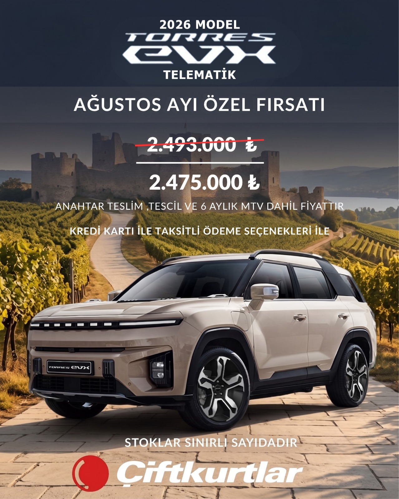 çiftkurtlar kgm satış servis kampanya